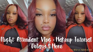 Get Ready w Me  Makeup Tutorial  Delays Reroutes amp Schedule Changes  Tamera Larrimore [upl. by Cottle]