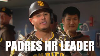 Manny Machado Sets a New Padres Home Run Record with 164th Homer as a Padre [upl. by Phil]