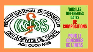 Concours INFAS  Les Dates De Compositions Connues [upl. by Erme]