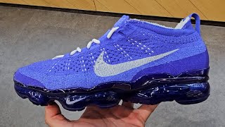 Nike Air VaporMax 2023 Flyknit Light Ultramarine 4K POV  Don Alpha SKU DV1678500 [upl. by Dell]