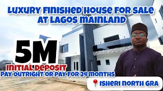 HOUSE FOR SALE AT LAGOS MAINLAND  Queens Garden Annex By Opic Isheri North GRA Close To Channel TV [upl. by Ahsetal]