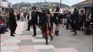 Beltane Border Morris Dancing The BELTANE FIRE DANCE [upl. by Yentruocal]