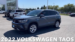 Certified PreOwned 2022 Volkswagen Taos Comfortline 4Motion AWD [upl. by Acinom]