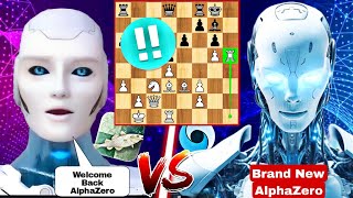 BRAND NEW ALPHAZERO Played With Stockfish 16 Where He Sacrificed his Rook  AI  Chess Strategy [upl. by Eerpud]