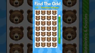 HOW GOOD ARE YOUR EYES  FIND THE ODD  QUIZ 17 shorts emoji findtheodd [upl. by Larner573]