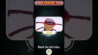 CAN YOU GUESS WHICH MONSTERS VOICE  Eat Monsters [upl. by Emilee]