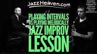 JeanMichel Pilc JAZZ IMPROV TIP Playing Intervals vs Playing Melodically Jazz Improvisation [upl. by Millard]