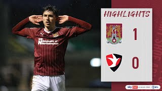 HIGHLIGHTS Northampton Town 1 Cheltenham Town 0 [upl. by Noiram]