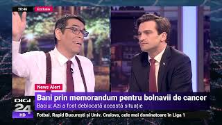 Pacienții oncologici vor avea medicamente pentru tratament Andrei Baciu Situația a fost deblocată [upl. by Udelle60]