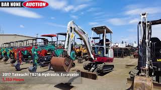 2017 Takeuchi TB216 Hydraulic Excavator [upl. by Licna]