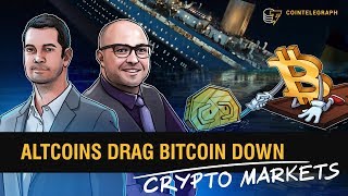 Altcoins Drag Bitcoin Down  Crypto Markets [upl. by Eicats]