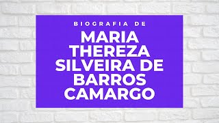 Maria Thereza Silveira de Barros Camargo [upl. by Grim182]