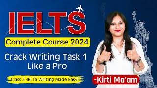 Class 3  IELTS Writing Task 1  Master Pie Chart Line Graph Bar Chart amp Time Management Tips [upl. by Atteloj]