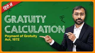 🔴Latest Gratuity Calculation Formula  Payment of Gratuity Act 1972  Excel [upl. by Nipha]