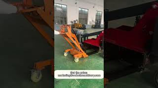 Portable manual forklifthand lift truck easy to operate [upl. by Ulrikaumeko]