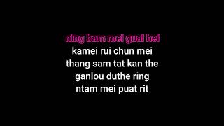 Karaoke  Asei Zingbang  Benjamin benny Phaomei  Rongmei Love Song [upl. by Renado]