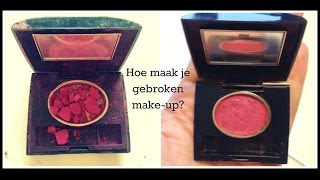 DIY Gebroken poeder makeup weer maken [upl. by Evita]