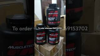 Muscletech Nitro Tech Whey Gold Protein Review Mix Test [upl. by Chilton]