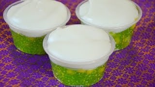 How to Make Thai Sweet Tapioca Pudding ตะโก้สาคู Kanom Thai [upl. by Dobson]