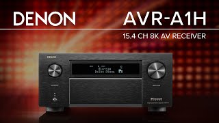 Denon AVRA1H The 70lb BEAST Flagship Home Theater Receiver w 15 Channels amp 4 Sub Outs 🤯 [upl. by Nofpets]