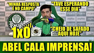 CALOU A IMPRENSA COLETIVA DE ABEL FERREIRA APÃ“S PALMEIRAS X NOVORIZONTINO [upl. by Aenaj557]