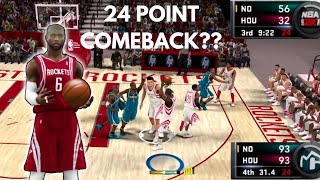 24 POINT COMEBACK WITH GAME WINNER ON HOF NBA 2K 11 MyPlayer [upl. by Murtagh]