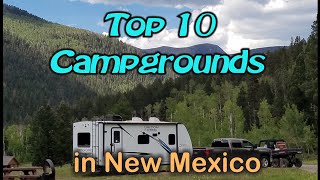 OUR Top 10 Favorite Campgrounds in New Mexico  Camping in New Mexico [upl. by Johnsten]