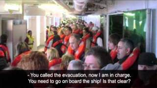 Costa Concordia Captain Schettino audio English subtitules [upl. by Eitsud797]