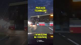 🚌 Wymuszenie autobusu MZK na czołówkę 💢 [upl. by Grim]