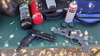 Impact Test Modded T4E HDP50 and TR50 HDR50 vs Aluminum sheet HPA CO2 [upl. by Audsley]