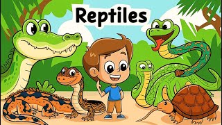 Learn About Reptiles Fun Song for Kids to Sing Along [upl. by Asseneg414]