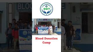 SSIT HEALTH CARE DIAGNOSTIC amp POLYCLINIC  Blood Donation CAMP lab factory [upl. by Nylyaj302]