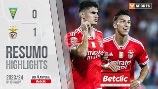 Resumo Estoril Praia 01 Benfica Liga 2324 8 [upl. by Carce]