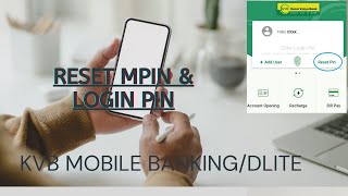 kvb mobile banking forget mpin and login pin in tamil [upl. by Vallonia]