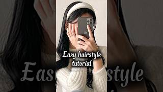 Easy hairstyle tutorial 👌 hairstyle shortvideo [upl. by Monteria]