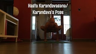 Hasta KarandavasanaKarandavas Pose [upl. by Oyek]