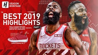 James Harden BEST Highlights amp Moments from 201819 NBA Season BEAST Mode Part 1 [upl. by Nannah]