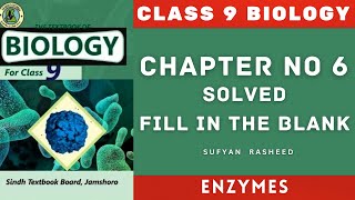 Chapter 6 Solved Fill in the blanks  Class 9 Biology  Sindh Board  Biological Virus [upl. by Kirima648]