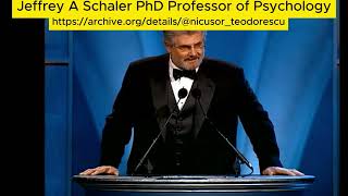 Jeffrey A Schaler PhD Professor of Psychology [upl. by Ecyor]