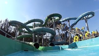 Turbulence Water Slide at Calypso Waterpark [upl. by Rona]