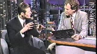 Crispin Glover on Letterman  3rd Appearance 1990  Good quality [upl. by Tacy]