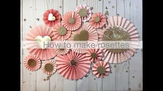 How to make Rosettes  Rosette Tutorial [upl. by Simpkins]