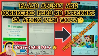 PAANO AYUSIN ANG CONNECTED PERO WALANG INTERNET SA ATING PISO WIFI  Ondong TV pisowifi wifivendo [upl. by Doak]