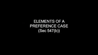 Introduction to the Bankruptcy Preference Laws  Part 25 [upl. by Suirauqram]