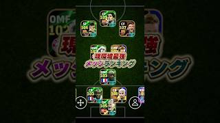 最強メッシランキング efootball イーフト イーフットボール ウイイレ メッシ [upl. by Capwell]