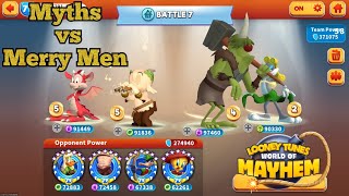 Myths VS Merry Men Looney Tunes World of Mayhem WOM [upl. by Eikcir248]