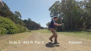 Gleneagles Disc Golf  San Francisco  Front 9 [upl. by Aicined201]