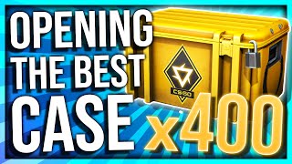 OPENING 400 OF THE BEST CSGO CASE REVOLUTION [upl. by Annairb]