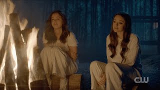 Legacies 3x14 Hope and Josie talk Lizzie is a panda [upl. by Llerrud]