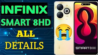 INFINIX smart 8 HD all specification and review [upl. by Orthman618]